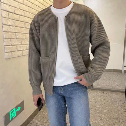 Ronan – Herrenjacke im Strickmuster