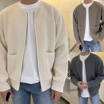 Ronan – Herrenjacke im Strickmuster