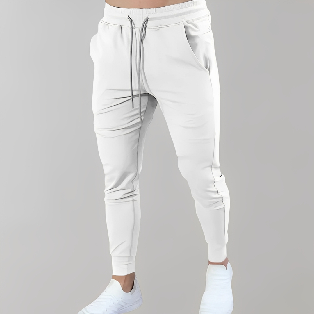 Jayson - Short Slim-Fit Pants with Drawstring for Men