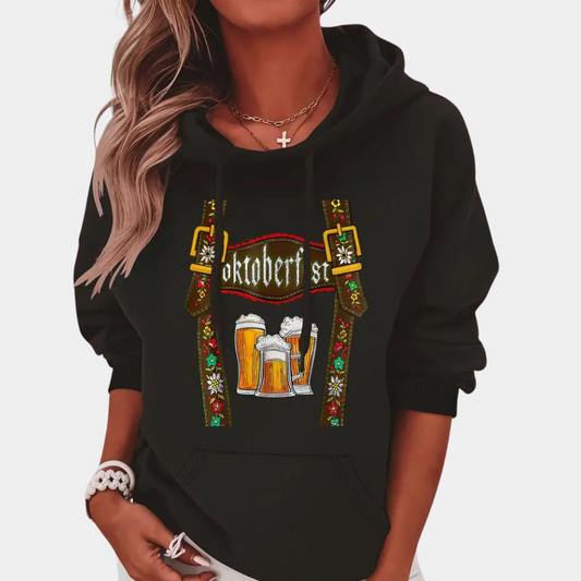 Kehlani - Stilvoller Damen-Hoodie mit Oktoberfest-Design