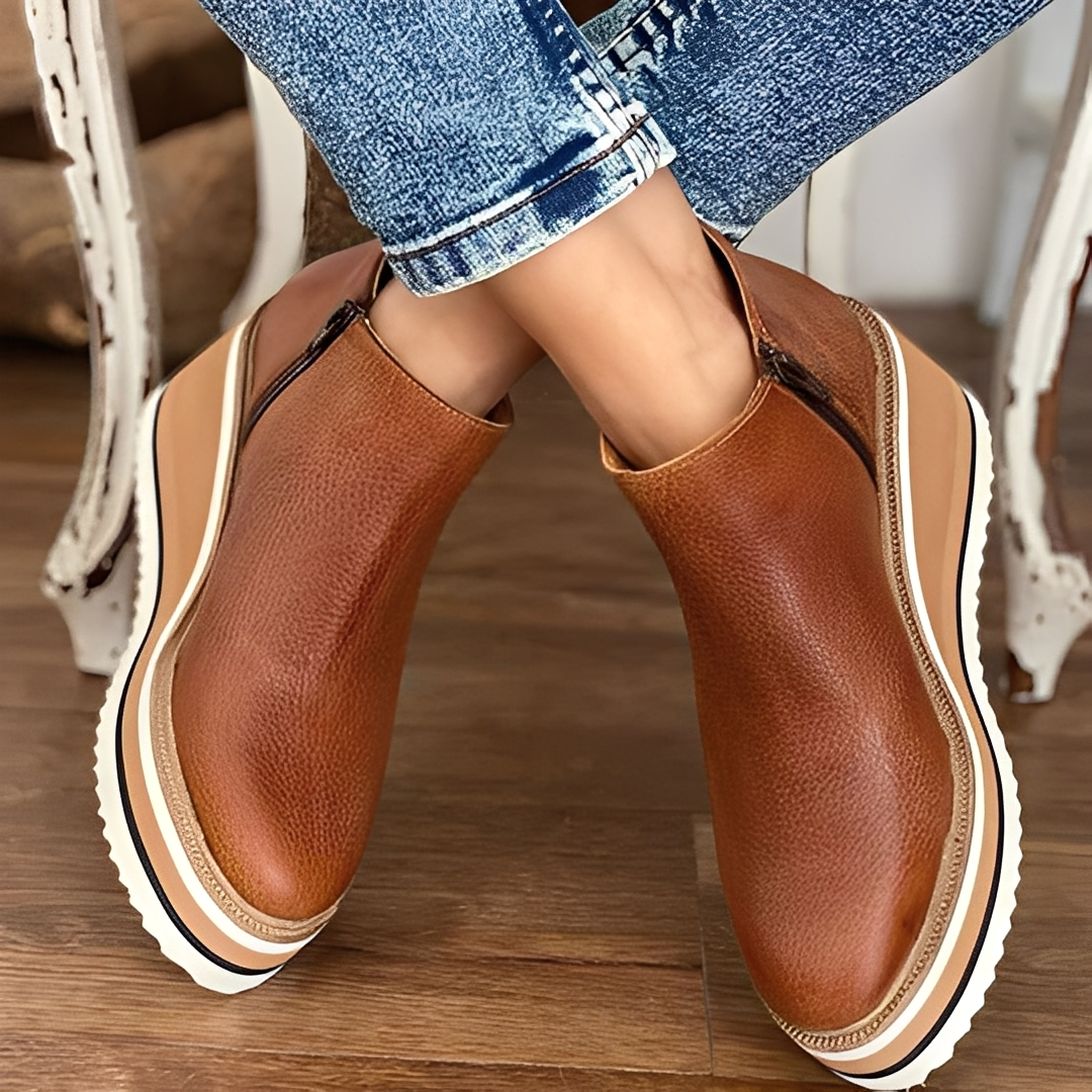 Lyana - Damen-Winterstiefel mit Reißverschluss