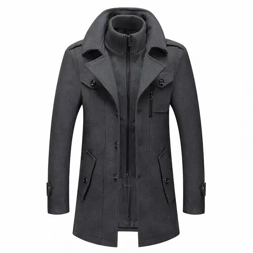 Grayson – Herrenjacke mit doppeltem Kragen