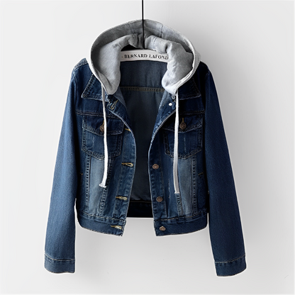 Adah – Jeansjacke mit Kapuze