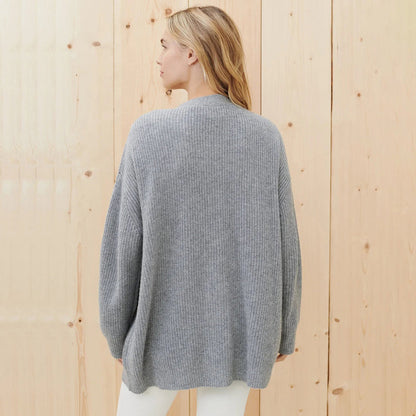 Leah – Überlanger Kaschmir-Cardigan