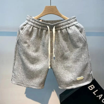 Carl – Herren-Shorts Fischgrätenmuster