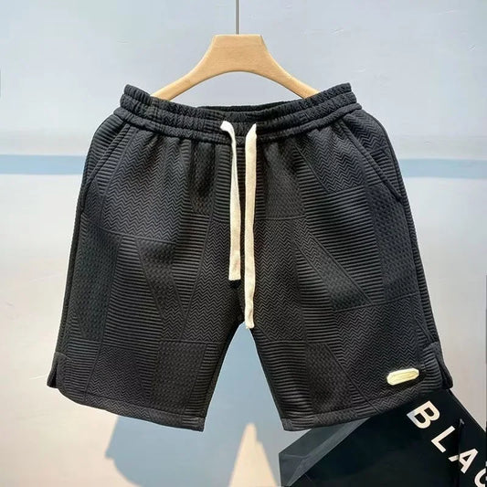 Carl – Herren-Shorts Fischgrätenmuster
