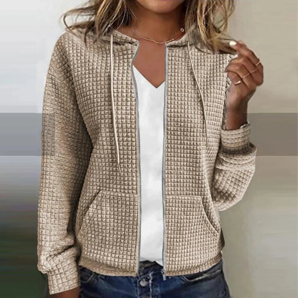 Kristel – Waffelstrick Cardigan