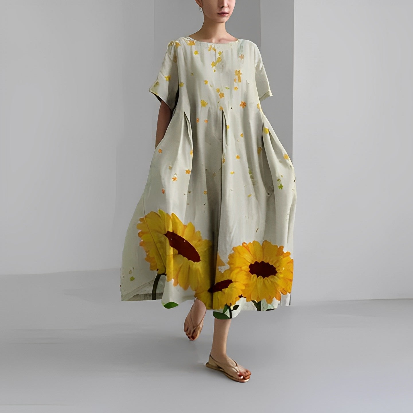 Ronja – Locker Bedrucktes Kleid