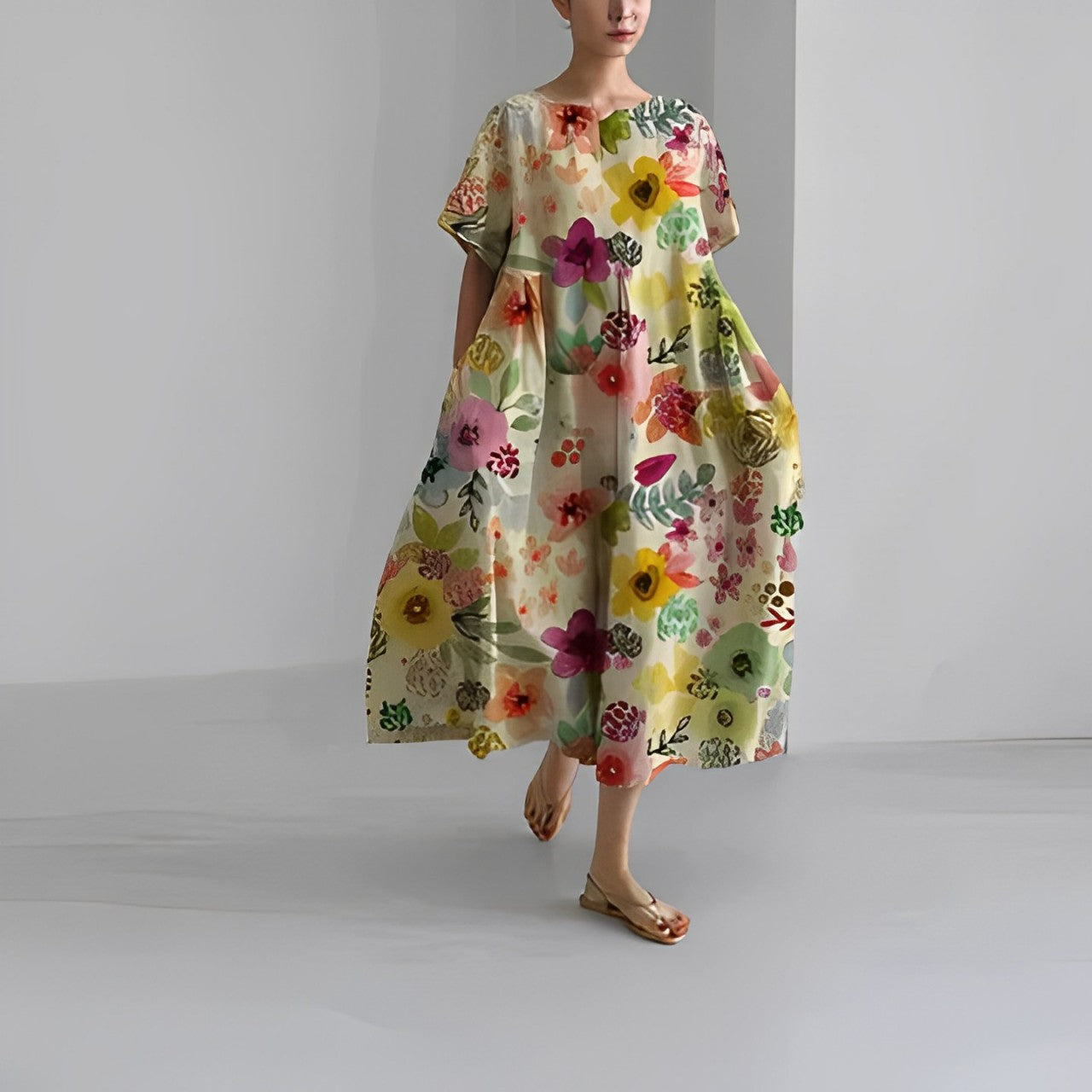 Ronja – Locker Bedrucktes Kleid