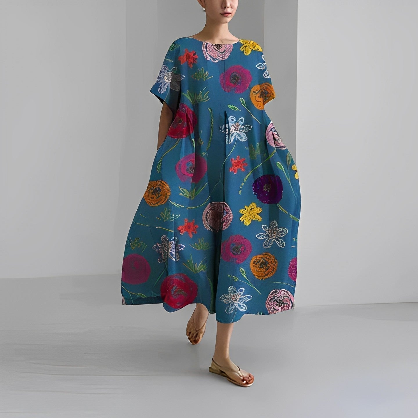 Ronja – Locker Bedrucktes Kleid