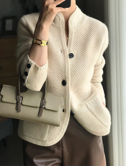 Edda – Kaschmir-Strickjacke