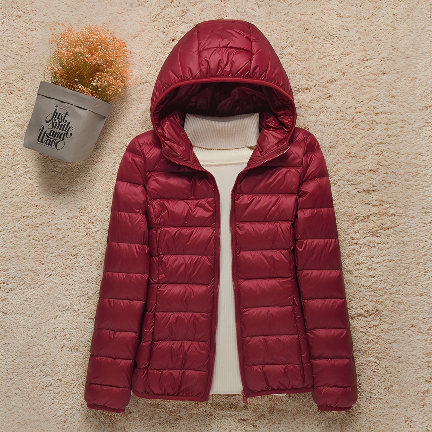 Abbie - Damen-Kapuzen-Steppjacke