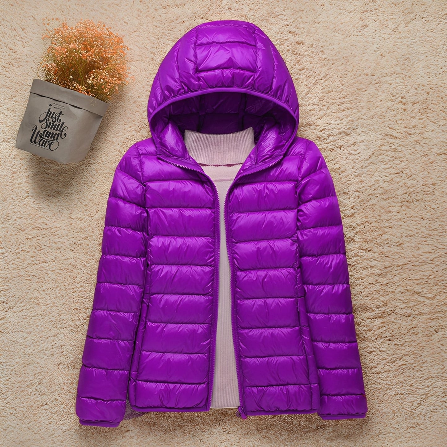 Abbie - Damen-Kapuzen-Steppjacke