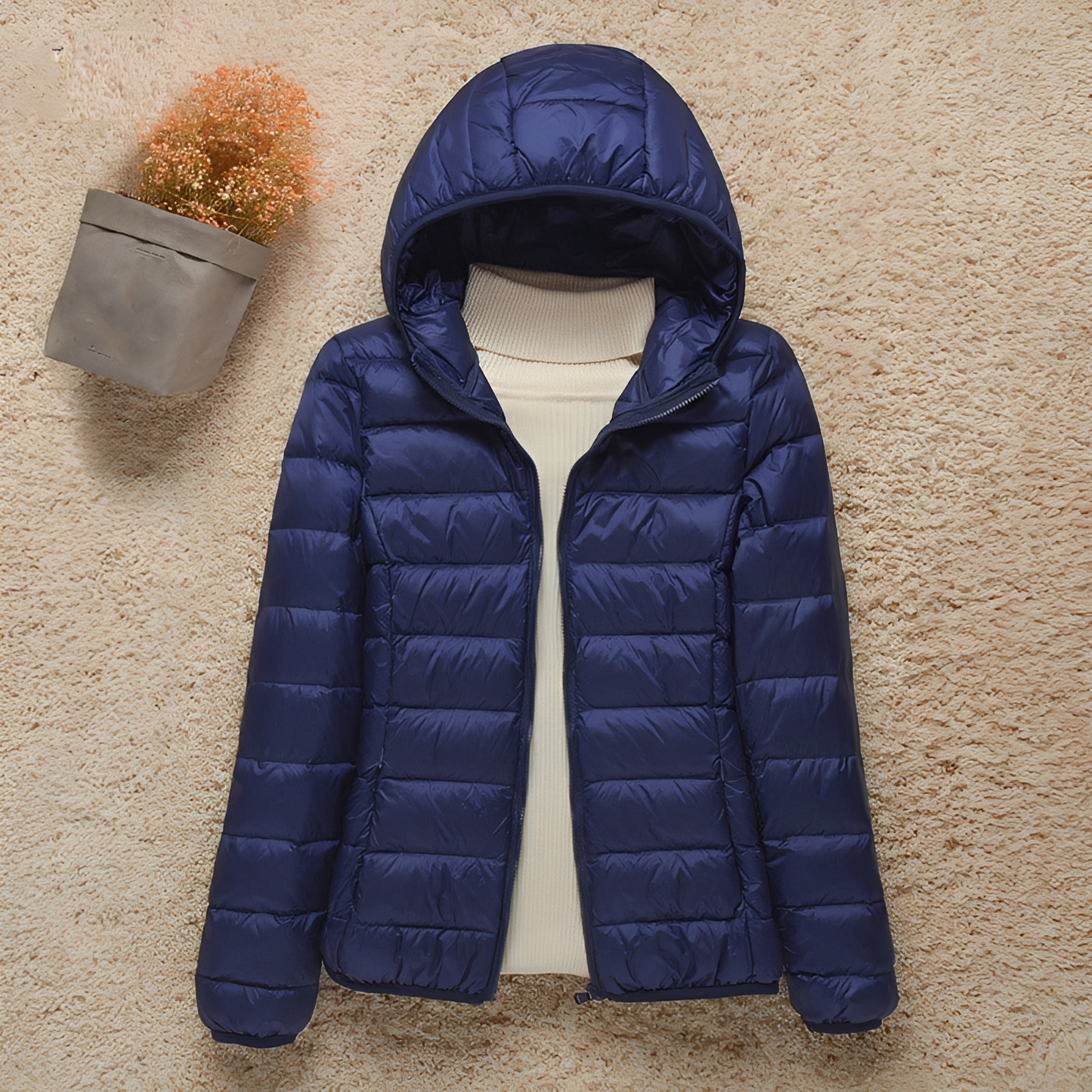 Abbie - Damen-Kapuzen-Steppjacke