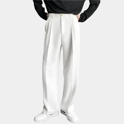 Emil – Weite Herrenhose mit Falten