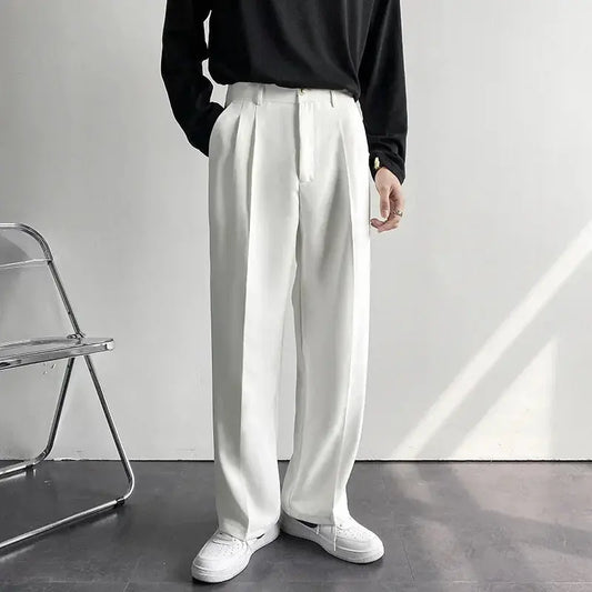 Emil – Weite Herrenhose mit Falten