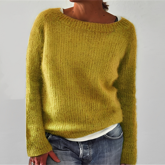 Eljene - Women's knitted sweater, warm and cozy