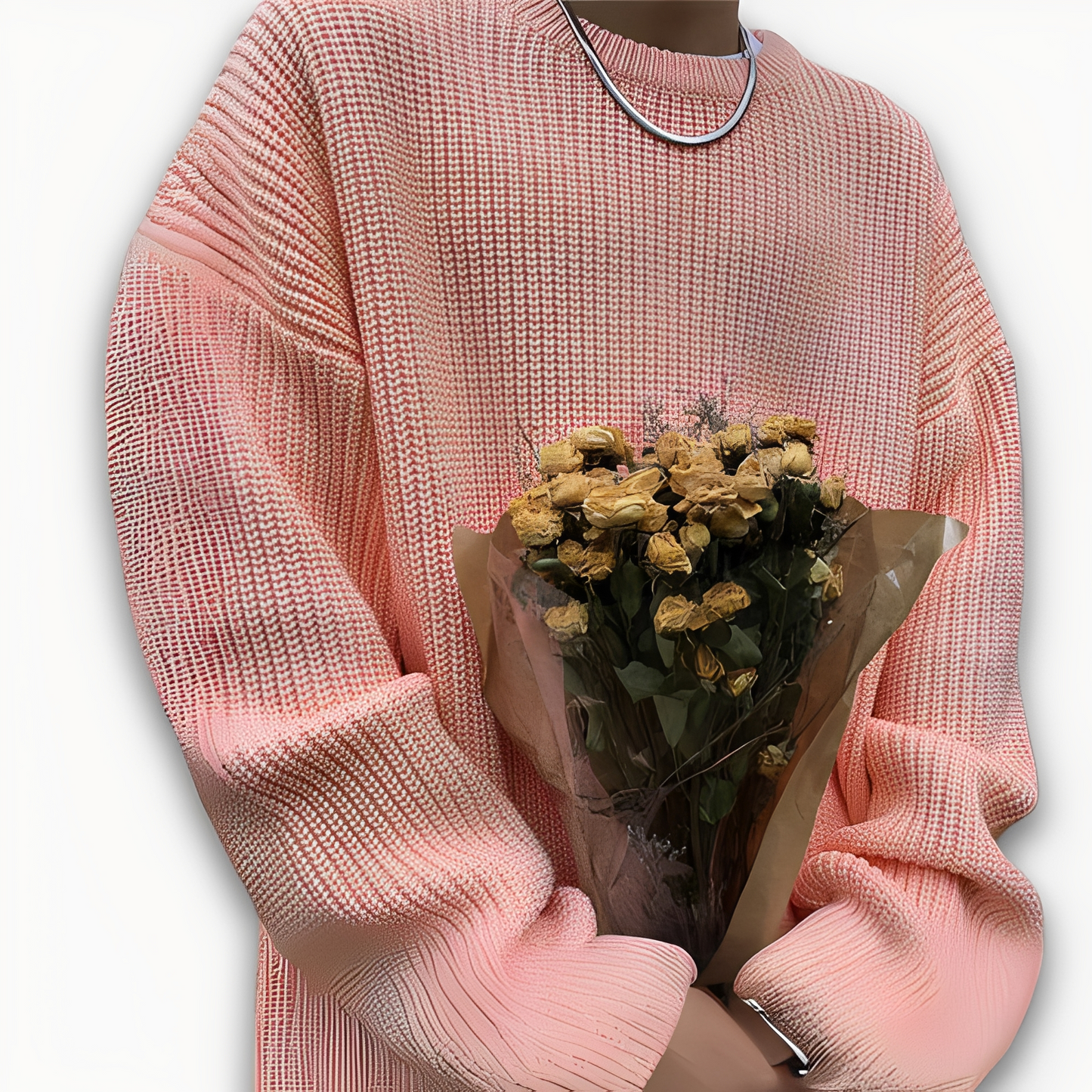 Abdias - Herren Oversize-Strickpullover