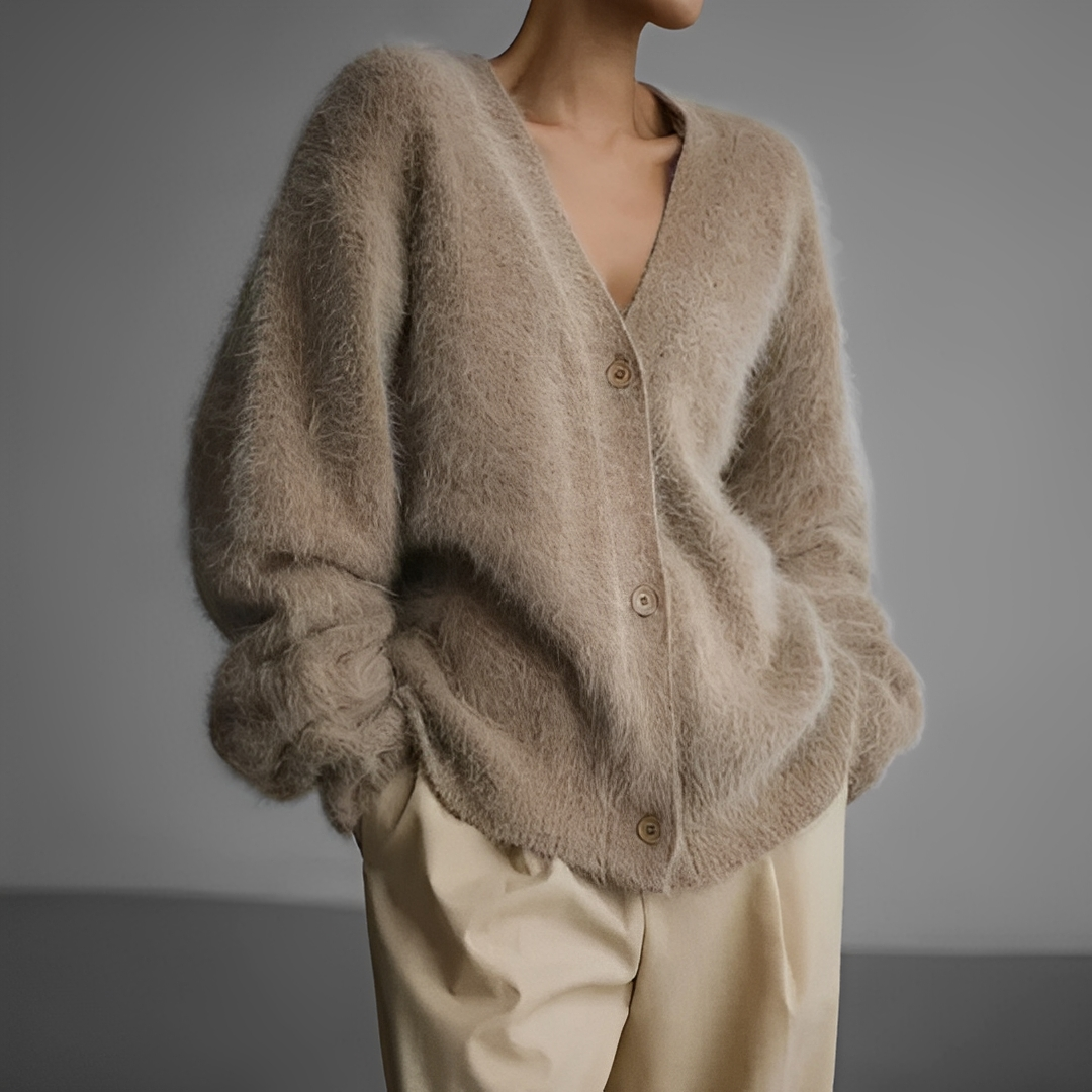 Adriene - Lockerer und bequemer Winter-Cardigan für Damen