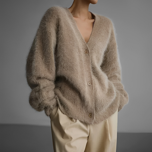 Adriene - Lockerer und bequemer Winter-Cardigan für Damen