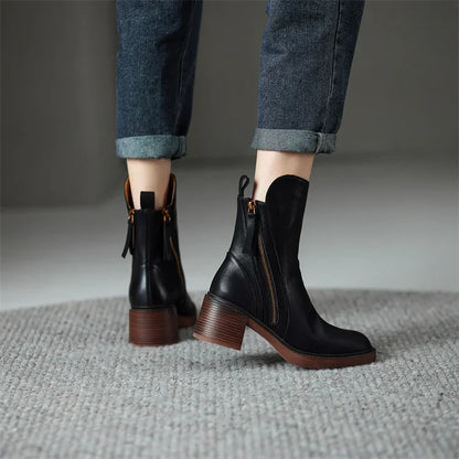 Ludovica – Vintage-Stil Stiefel