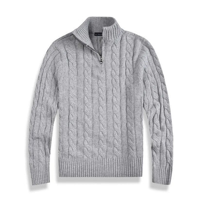 Adrien - Pullover mit halbem Reißverschluss