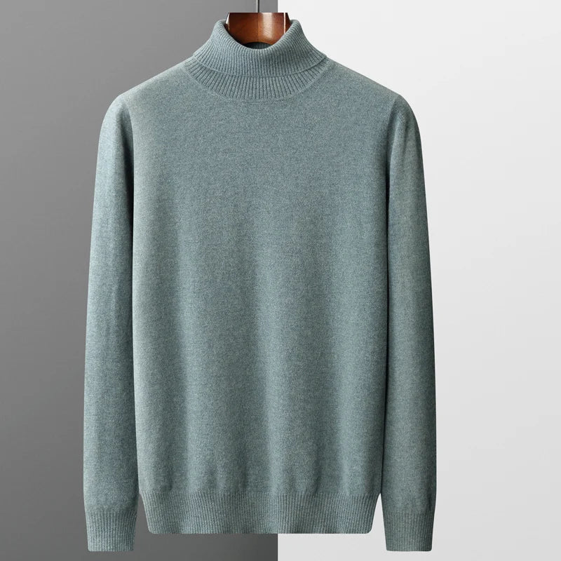 Louis - Strickpulli mit gerolltem Kragen