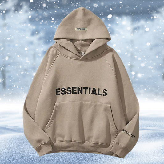 Essentials – Bedruckter Hoodie in Übergröße