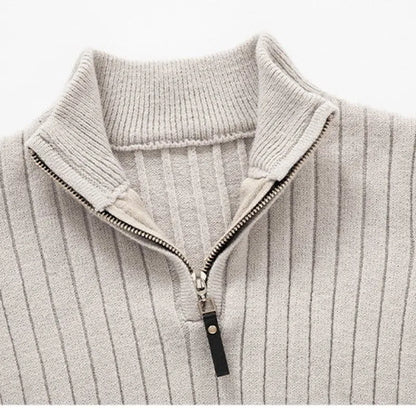 Hugo - Pullover mit halbem Zipper