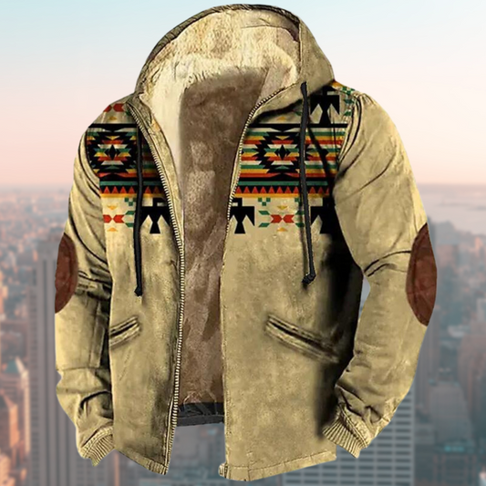 Laszlo – Tribal-Kapuzenjacke für Herren
