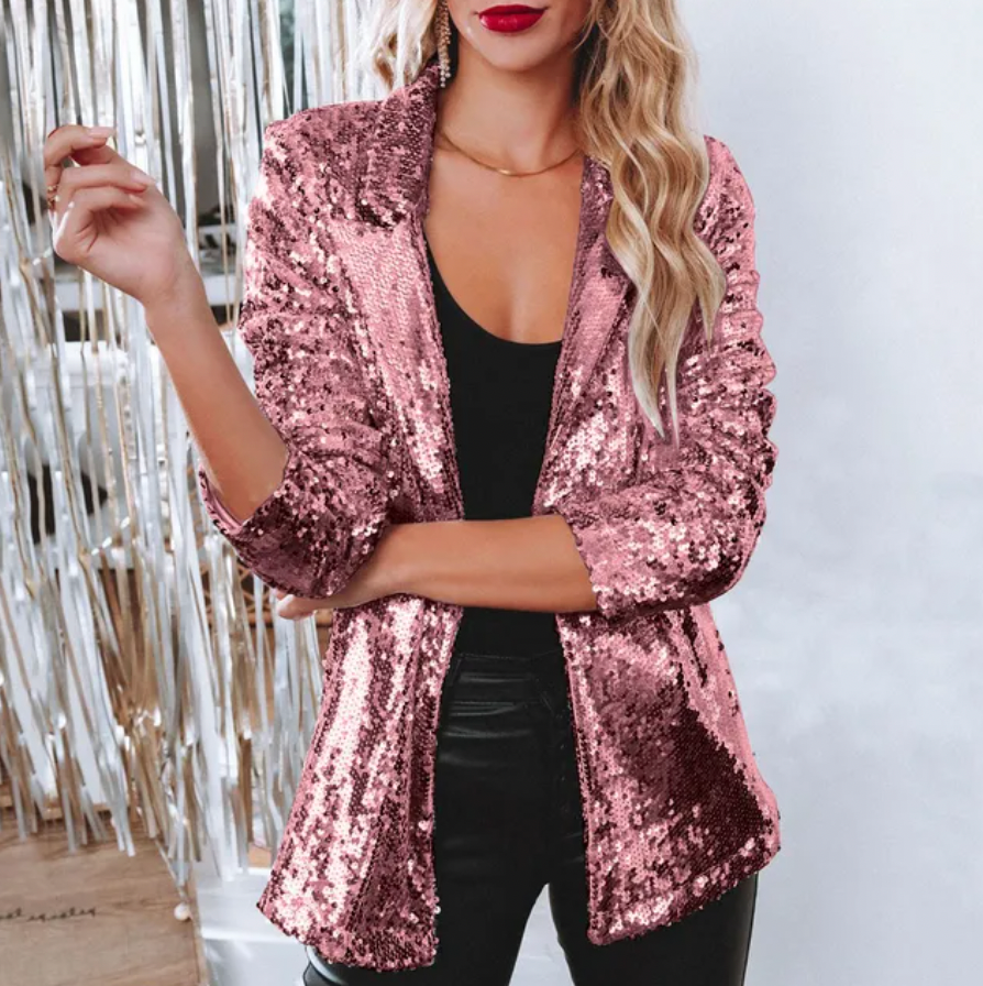 Cora – Eleganter Paillettenblazer