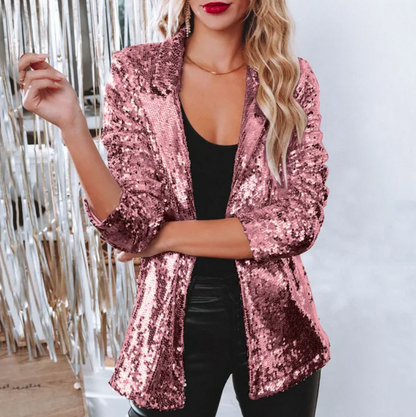 Cora – Eleganter Paillettenblazer
