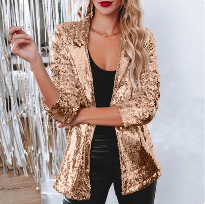 Cora – Eleganter Paillettenblazer