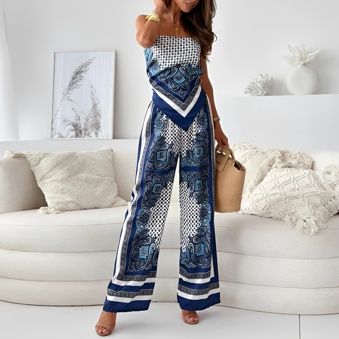 Amellia - Damen-Set mit Oberteil und Hose