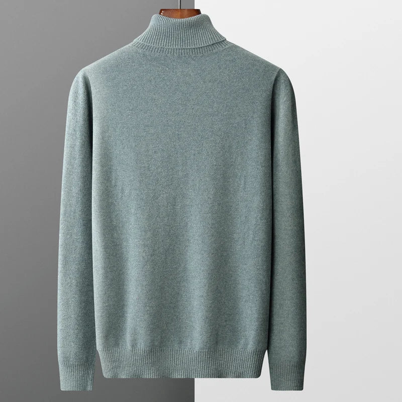Louis - Strickpulli mit gerolltem Kragen