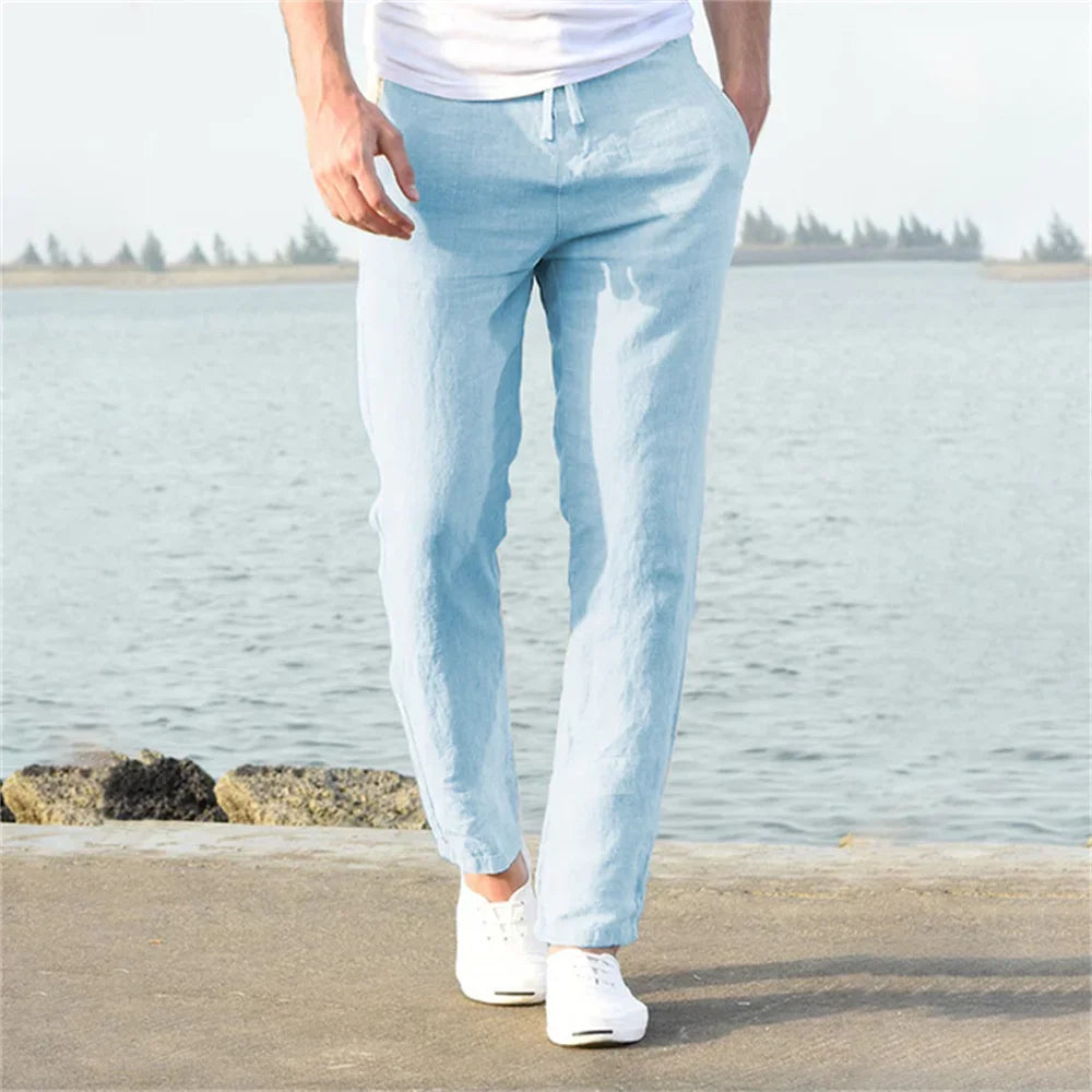 Josh – Airy Linen Trousers