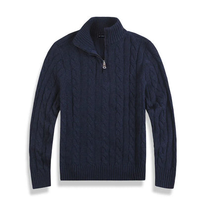 Adrien - Pullover mit halbem Reißverschluss