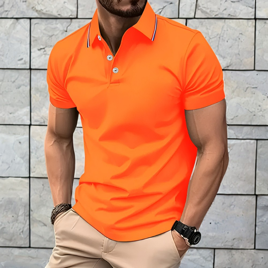 Crosby - Lockeres Poloshirt mit kurzen Ärmeln für Männer