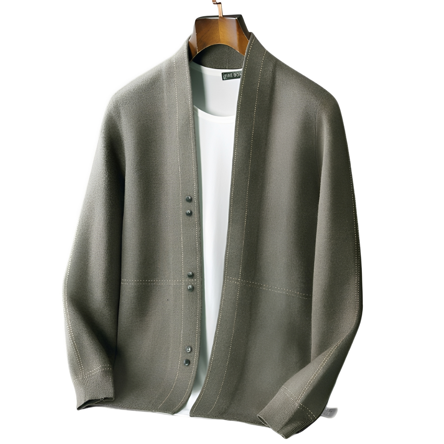 Alfie - Zeitgemäßer, dicker Wollcardigan für Herren