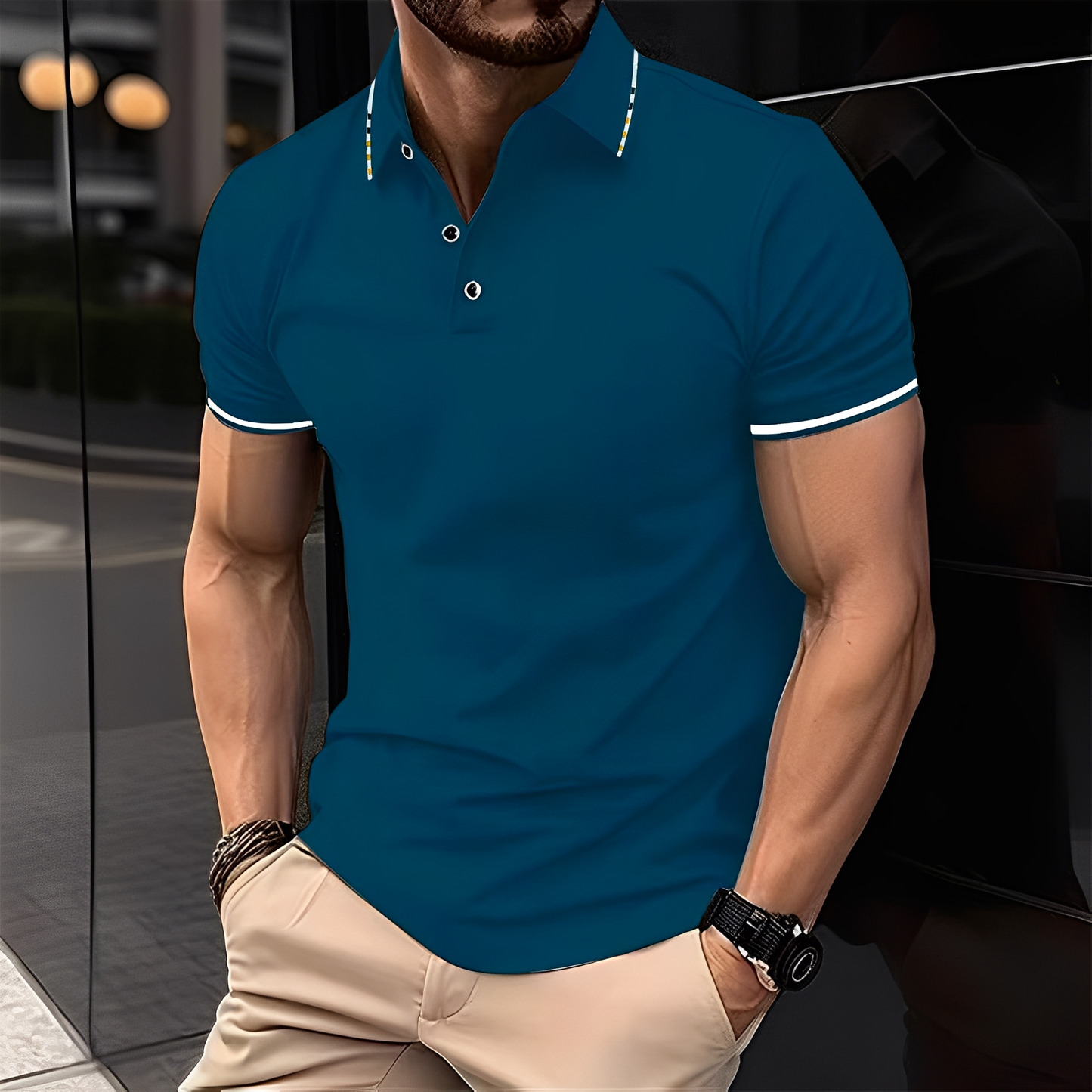 Mervyn - Komfortable Sportshirts für Herren mit kurzen Ärmeln