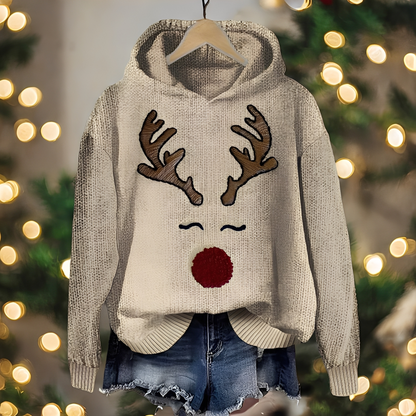 Liza - Stylischer Damen-Weihnachtspullover mit Muster