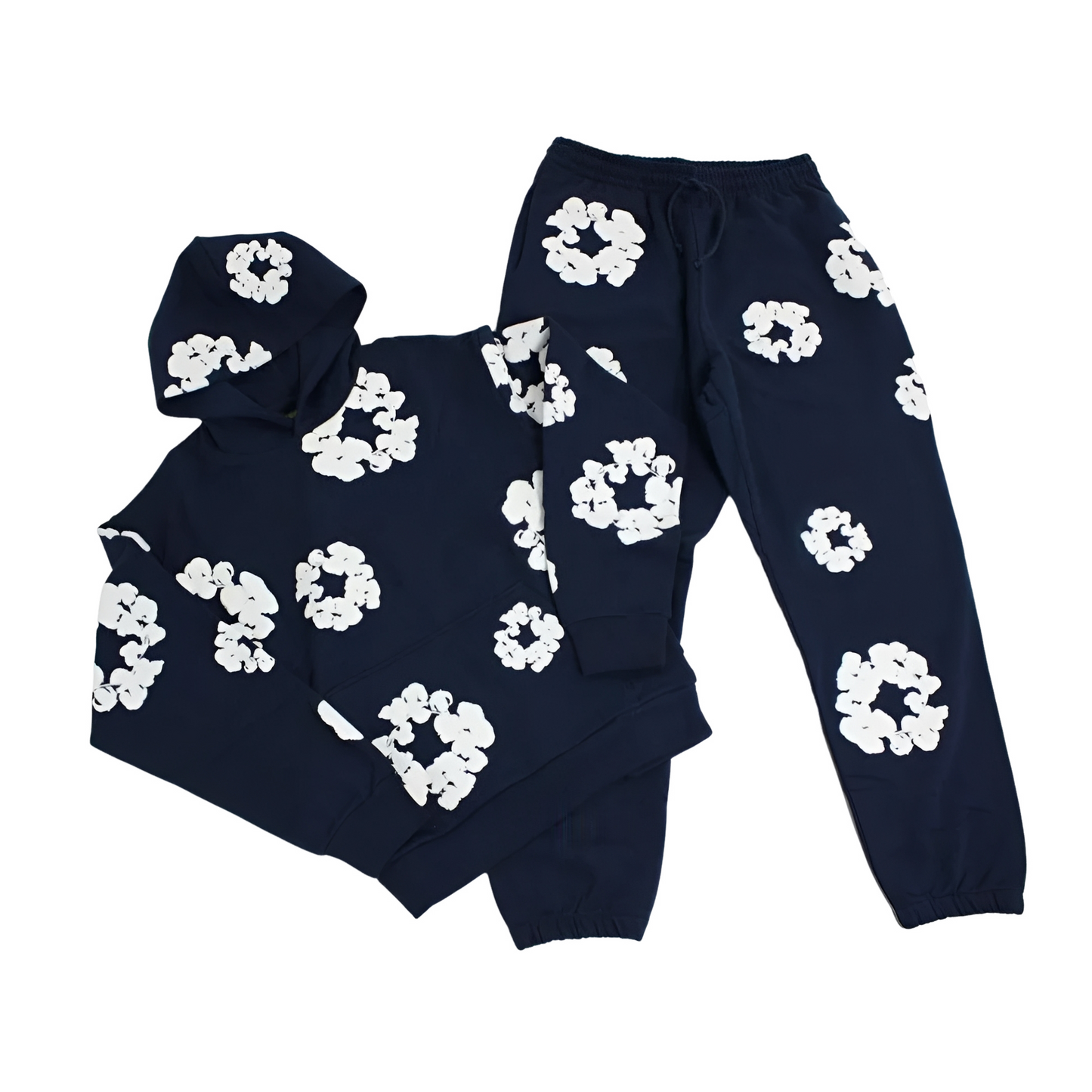 Theresa - Stilvolles, locker geschnittenes Damen-Set mit Blumendesign