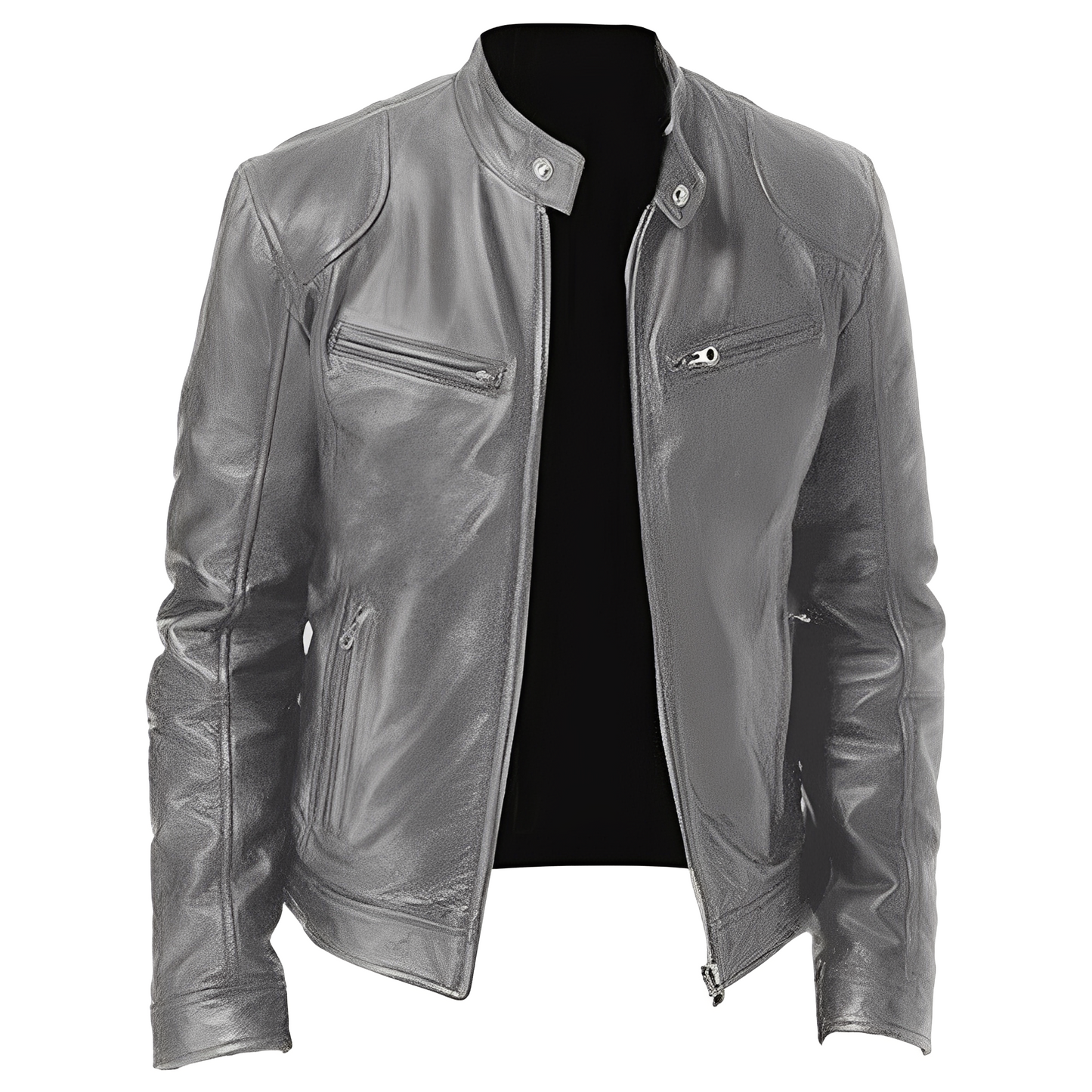 Jaron - Trendige Herrenjacke aus Kunstleder