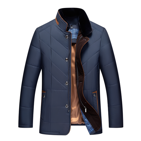 Rodney – Modische, warme Männerjacke mit Knöpfen