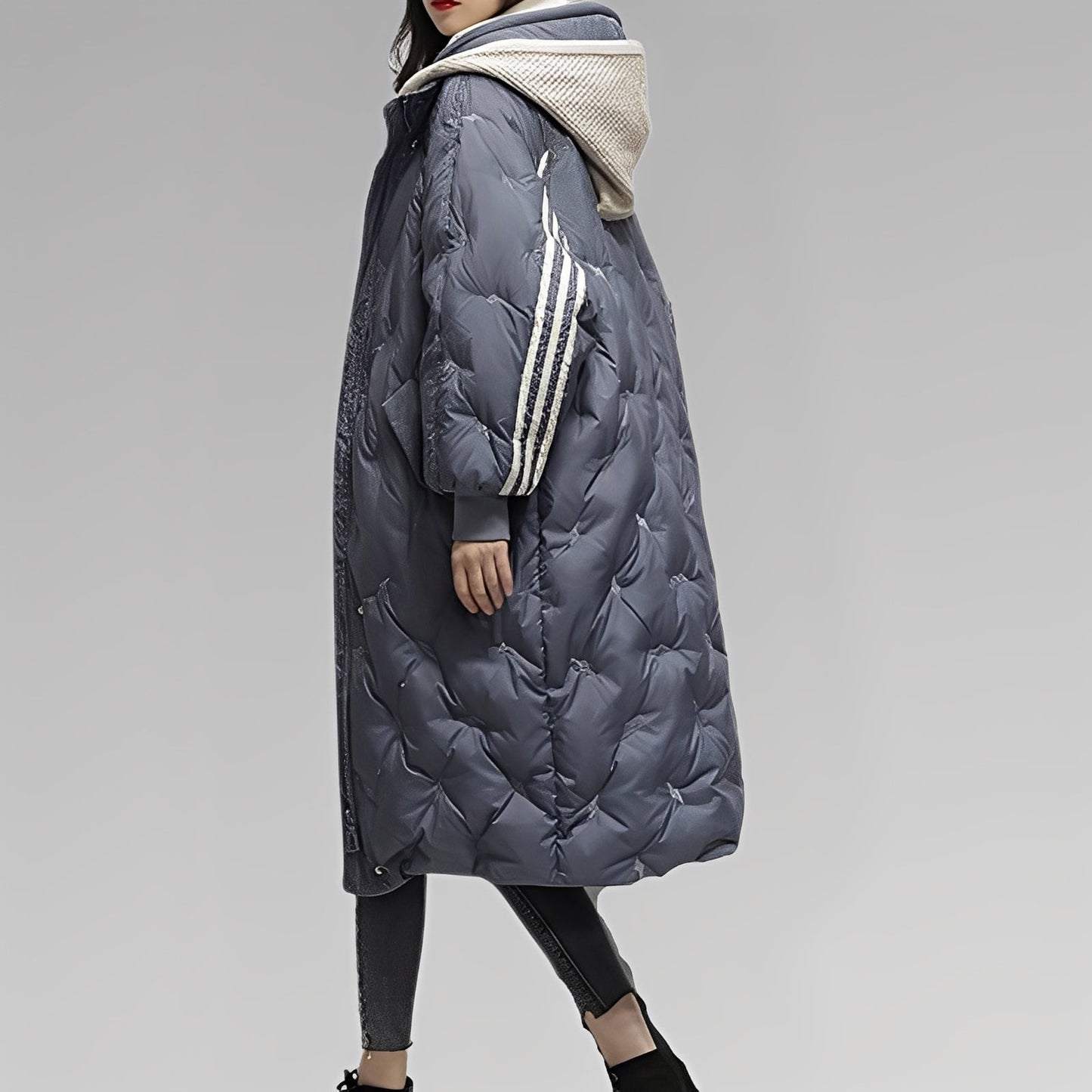 Tiril – Lange Damen-Daunenjacke