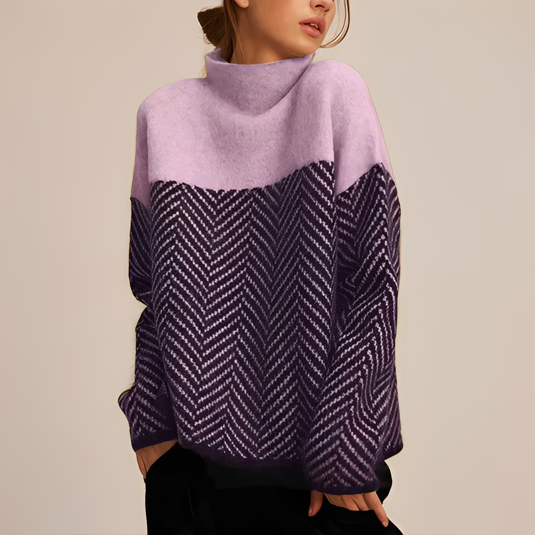 Mélodie - Komfortabler Rollkragenpullover für Damen