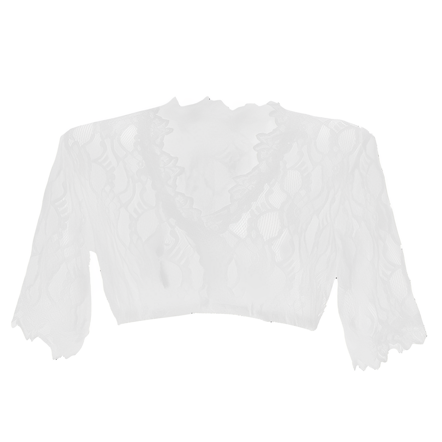 Bonnie - Elegante Oktoberfest-Dirndlbluse aus Netzstoff für Frauen
