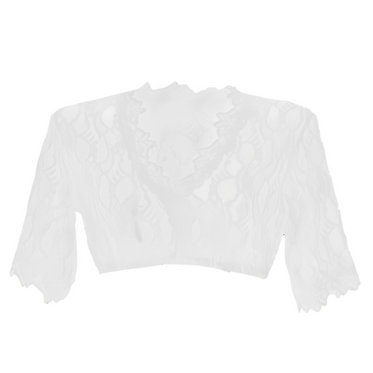 Bonnie - Elegante Oktoberfest-Dirndlbluse aus Netzstoff für Frauen