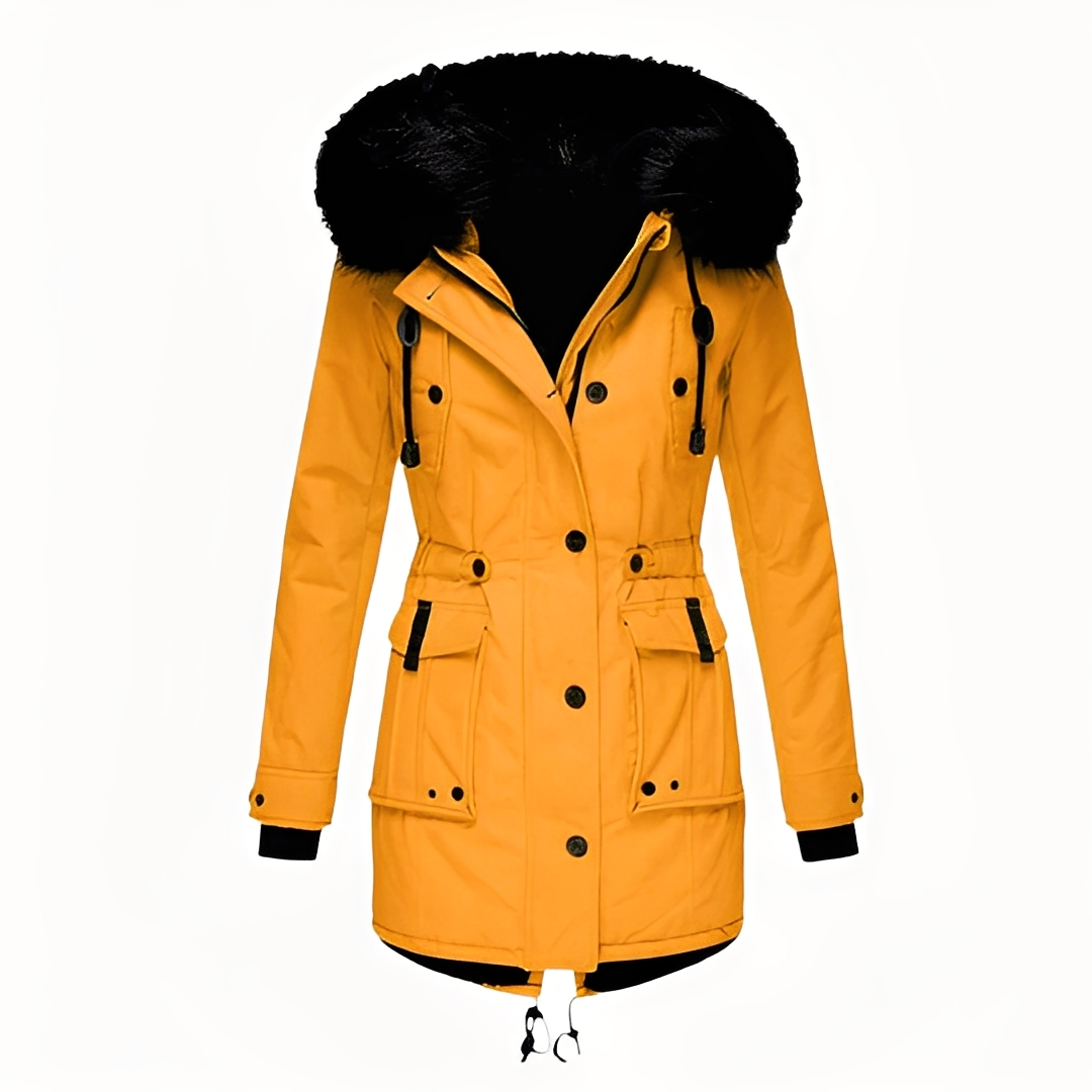 Mathurine - Damen-Winterjacke mit Kapuze