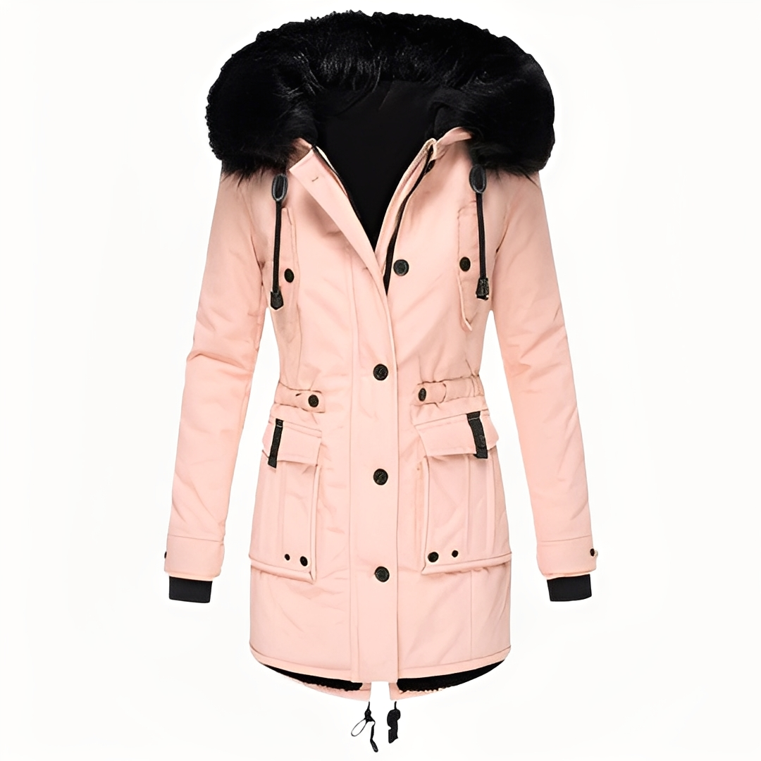 Mathurine - Damen-Winterjacke mit Kapuze